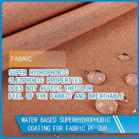 Nano Coatings Water and oil-repellent coating for fabric PF-208