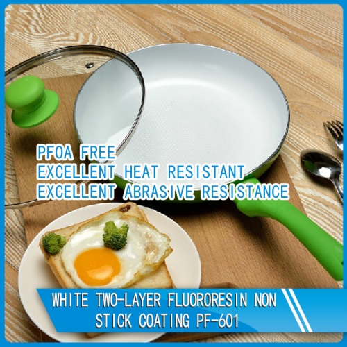 White two-layer fluororesin non-stick coating PF-601
