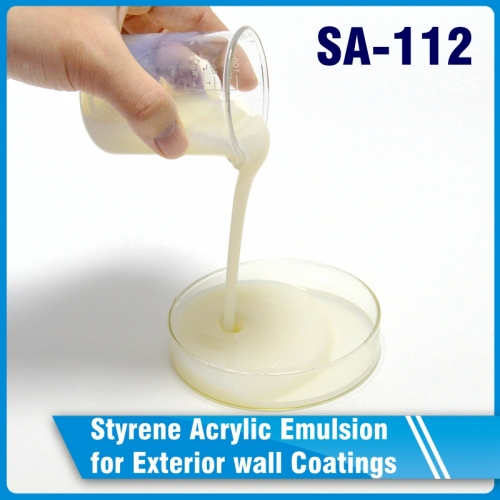 SA-112 Styrene Acrylic Emulsion for Exterior wall Coatings