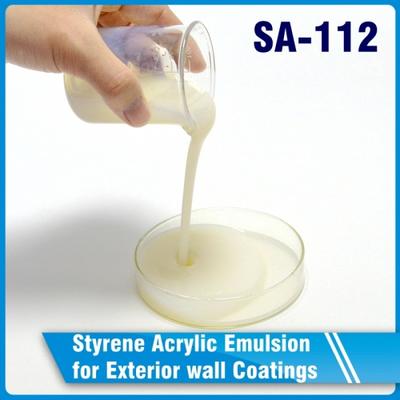 SA-112 Styrene Acrylic Emulsion for Exterior wall Coatings