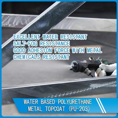 PU-203 Water based polyurethane metal topcoat
